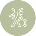 Sportverletzungen behandeln mit Physiotherapie Icon
