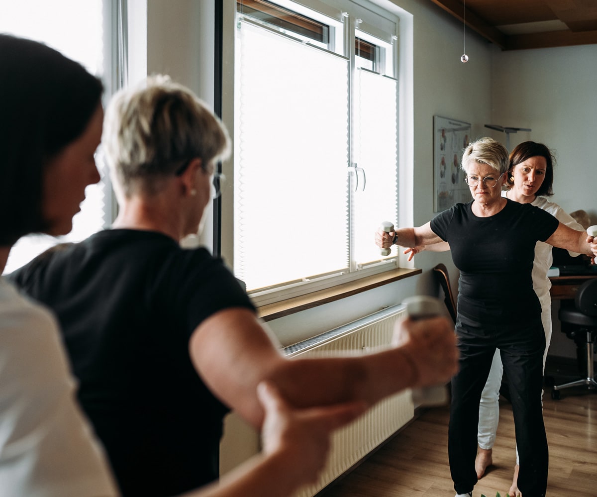 Physiotherapie nach einer Op mit Sabrina Bernlieger