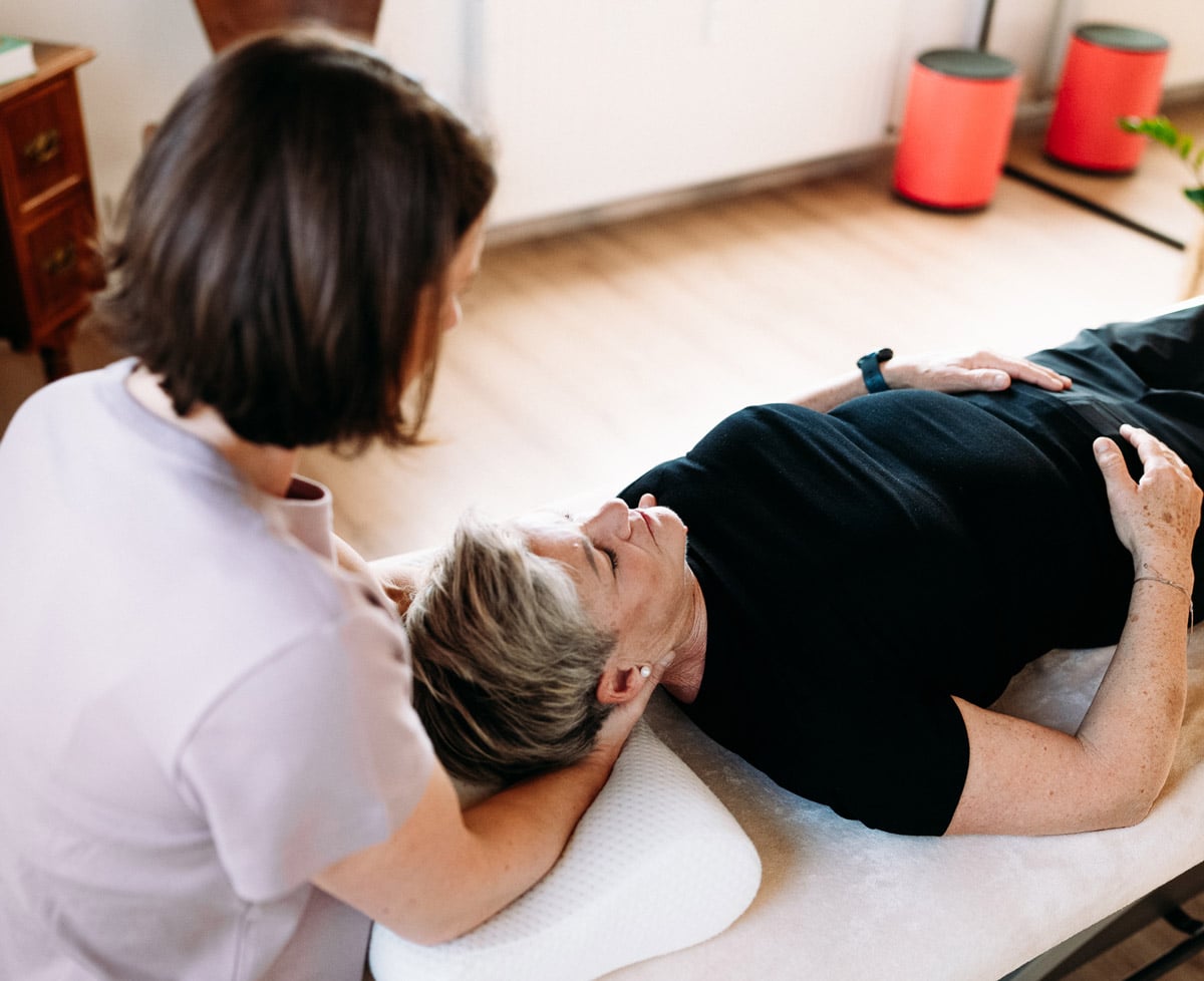Physiotherapie nach einer OP mit Sabrina Bernlieger in St. Jakob im Rosental